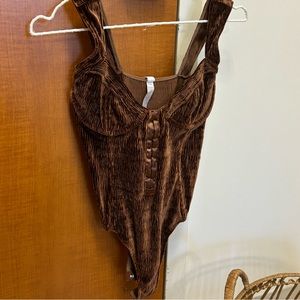 brown Urban Outfitters bodysuit